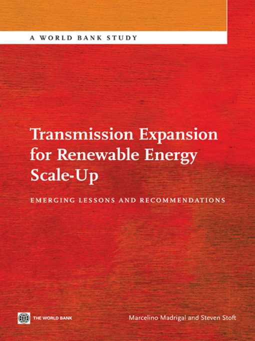 Title details for Transmission Expansion for Renewable Energy Scale-Up by Marcelino Madrigal - Available